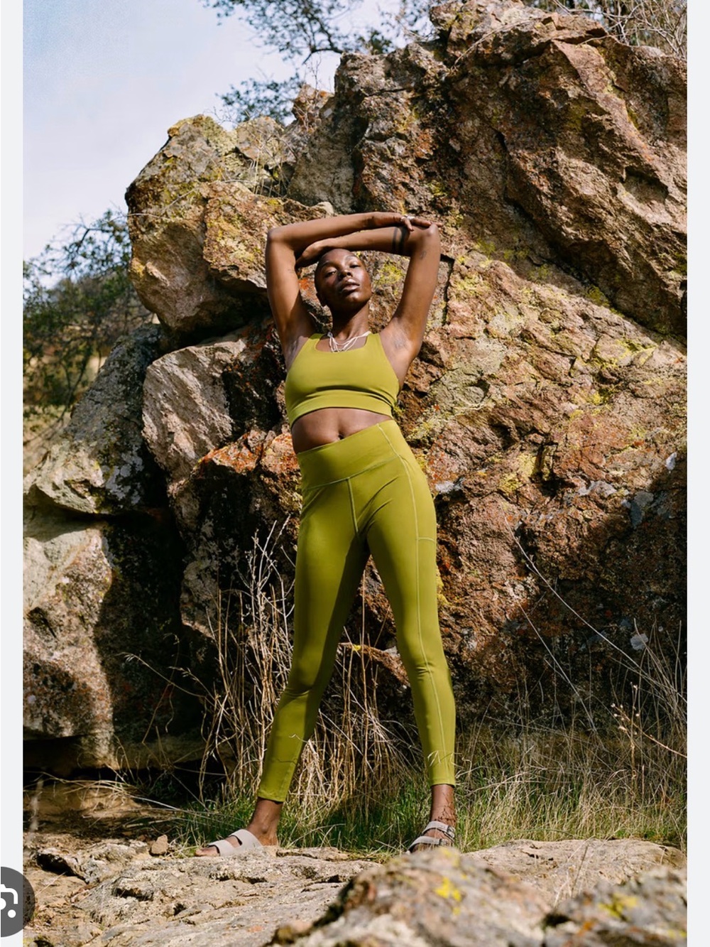 girlfriend collective Longline Sports Bra and Legging SET both small - Hypebae